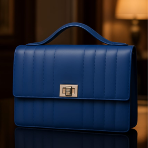 Dark Blue Leather Wallet