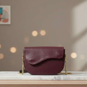 Maroon Leather Wallet