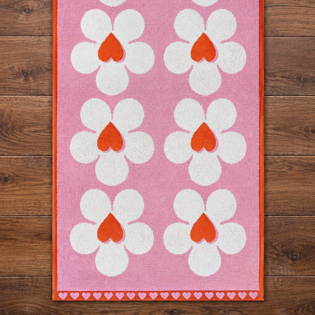 FLORAL & HEART KITCHEN TOWEL